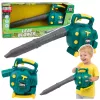 LEAN TOYS Vaikiškas sodo lapų pūstuvas su garsais, žalias