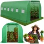 LEAN Folijos tunelinis šiltnamis daržovėms PRO Frame 25MM 10x3x2M 30M²