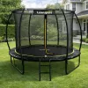 LEAN SPORT LEAN Sodo batutas su vidiniu tinklu Juodas ir Žalias 252CM 8FT