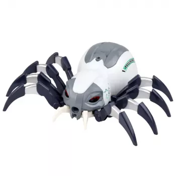 LEAN TOYS RC nuotolinio valdymo voras robotas su dūmų efektu, šviesomis ir garsais