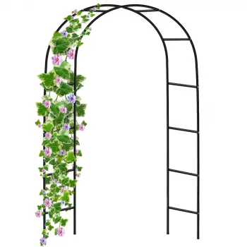 LEAN Metal Garden Pergola for Plants, Support for Climbers, Arch 240x140 cm
