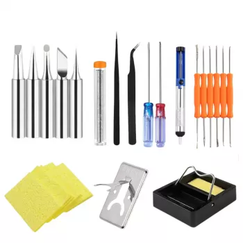 LEAN Lituoklio rinkinys Precision Soldering Iron 60W su priedų dėklu