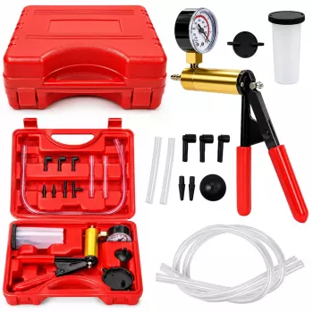 LEAN Brake Vacuum Pump with Gauge and Case 120ml