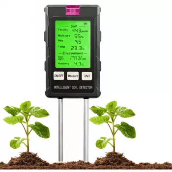 LEAN Plant Moisture Meter Soil Hygrometer 6in1 Temperature Light PH