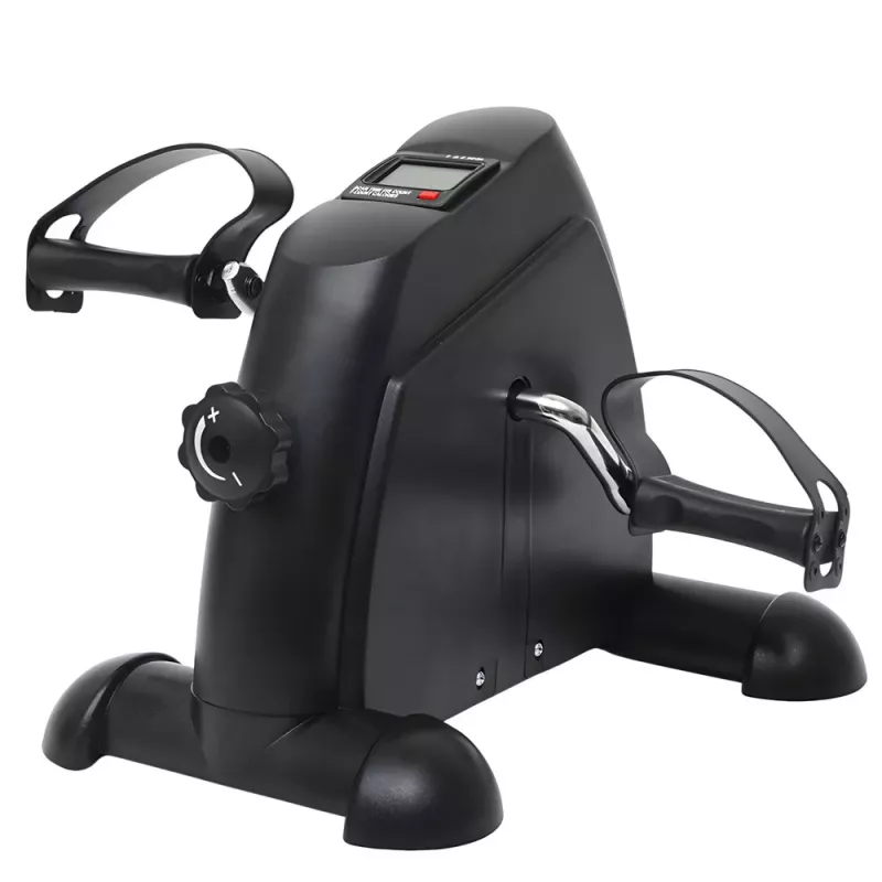 LEAN Mini Exercise Bike Rotor Rehabilitation 2 in 1 LCD Display Black