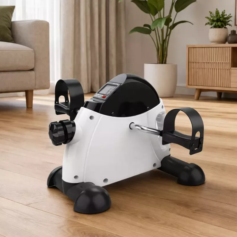 LEAN Mini Exercise Bike Reabilitacinis Dviračio Treniruoklis Raukšlėms ir Kojoms su LCD Ekranu