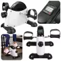 LEAN Mini Exercise Bike Reabilitacinis Dviračio Treniruoklis Raukšlėms ir Kojoms su LCD Ekranu