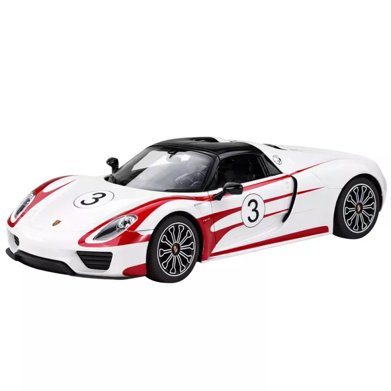 RASTAR Porsche 918 Spyder Performance nuotoliniu valdymu valdomas automobilis baltas 1:14