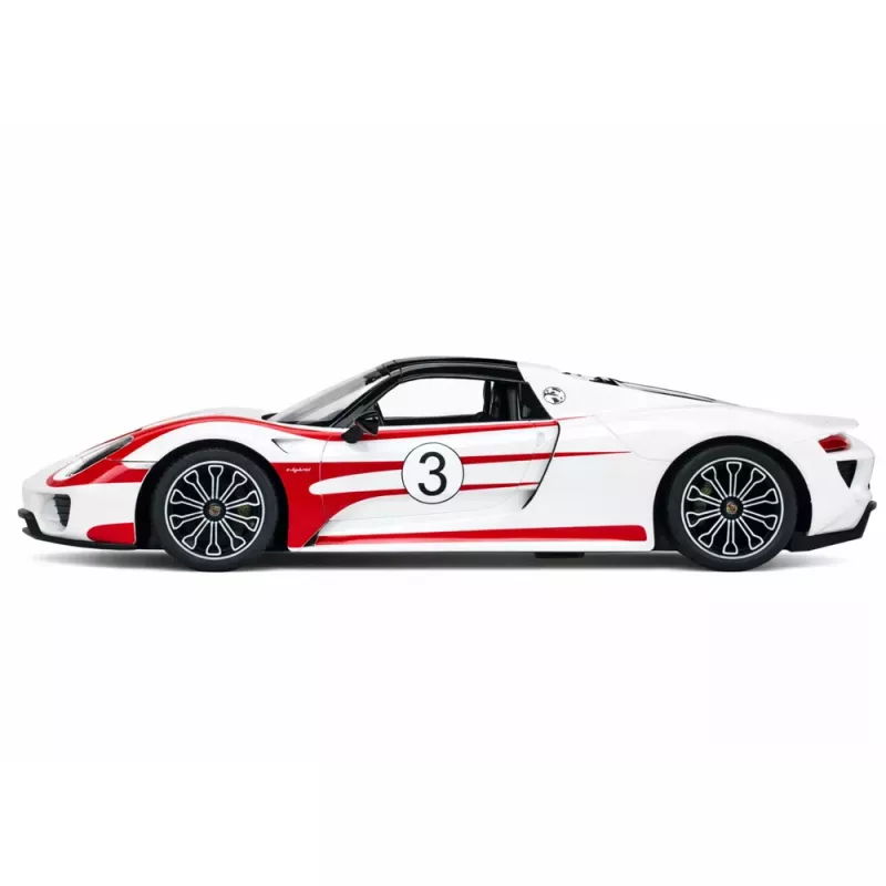 RASTAR Porsche 918 Spyder Performance nuotoliniu valdymu valdomas automobilis baltas 1:14