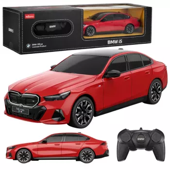 BMW i5 RC automobilis Raudonas Rastar 1:24