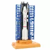 LEAN TOYS Kosmoso rinkinys Kosmonautai Paleidimo bokštas Raketa Space Shuttle Statybiniai blokeliai 300 vnt.