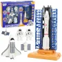 LEAN TOYS Kosmoso rinkinys Kosmonautai Paleidimo bokštas Raketa Space Shuttle Statybiniai blokeliai 300 vnt.