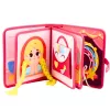 LEAN TOYS 3D Felt Princess Pink Sensorinis Lavinamasis Knygelė