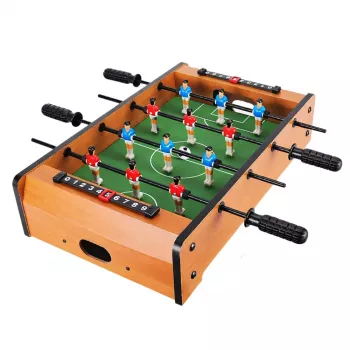 LEAN TOYS Sportinis stalo futbolo žaidimas vaikams, stalas 51 x 31 cm