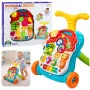 LEAN TOYS Educational Walker Pusher Table Interactive Panel 5 in 1 Multicolor