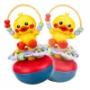 LEAN TOYS Wanka Stand Up Duck Educational Interactive Sounds Rattle Yellow