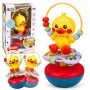 LEAN TOYS Wanka Stand Up Duck Educational Interactive Sounds Rattle Yellow