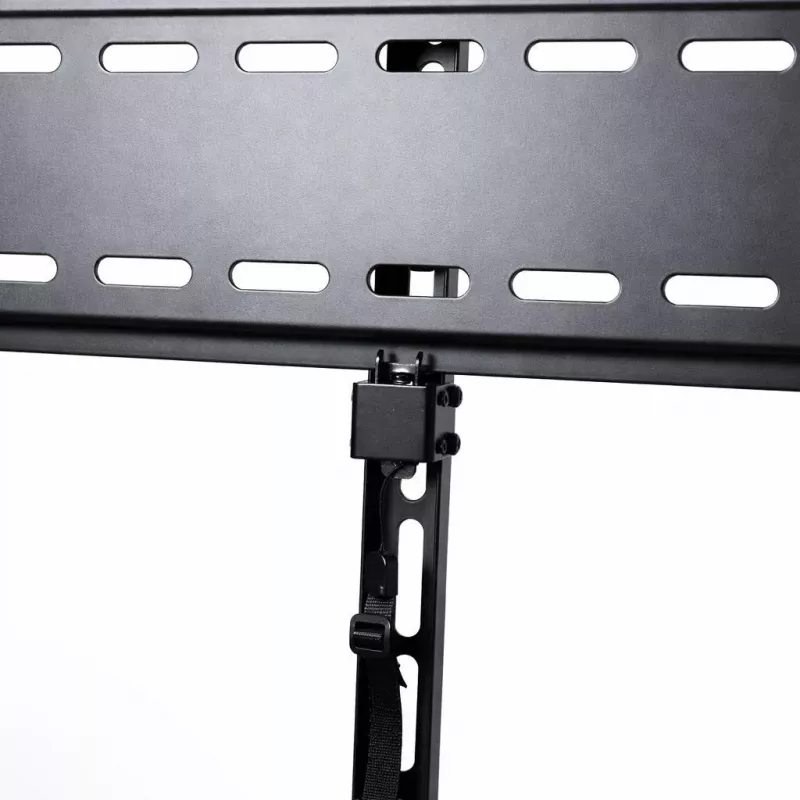 ART AR-95 Fiksuotas TV laikiklis nuo 55 iki 100 colių ekranams, 140 kg talpa, VESA 900x600, 33 mm profilis, juodas