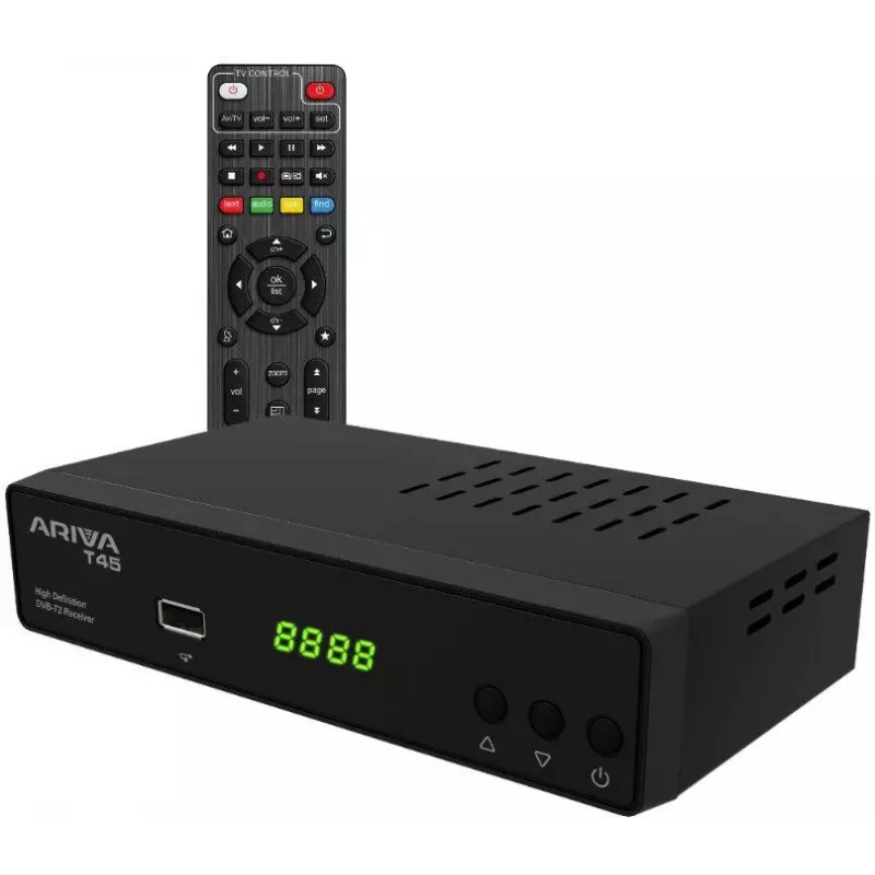 Ferguson Ariva T45 DVB-T2 HD skaitmeninės antžeminės televizijos imtuvas su USB PVR