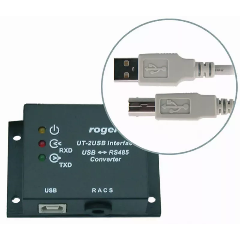 ROGER UT-2 USB sąsaja – programavimo kabelis vartų automatikai