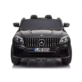 LEAN CARS elektrinis vaikiškas automobilis Mercedes GLC 63S QLS MP4 juodas dažytas