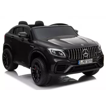 LEAN CARS elektrinis vaikiškas automobilis Mercedes GLC 63S QLS MP4 juodas dažytas