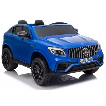 LEAN CARS elektrinis vaikiškas automobilis Mercedes GLC 63S QLS MP4 mėlynas dažytas