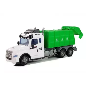 LEAN TOYS Garbage Truck Radio Control R/C 1:16 Scale 2.4 GHz