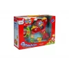 LEAN TOYS Baby R/C Airplane with Remote Control Steering Wheel Red