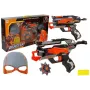 LEAN TOYS Pistoletas su putplasčio kulkomis ir kauke
