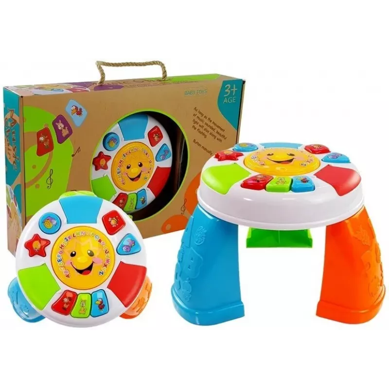 LEAN TOYS Educational Table for Baby Colorful with Sounds