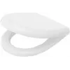 DEANTE Soft-Close Toilet Seat D-Shape White Duroplast Quick Release
