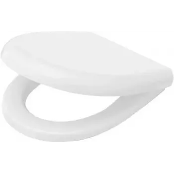DEANTE Soft-Close Toilet Seat D-Shape White Duroplast Quick Release