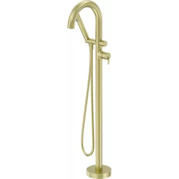 DEANTE Freestanding Bath Faucet with Shower Set - matinė juoda, vienos svirties, žalvaris