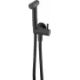 DEANTE Point bidė rinkinys su kampuota jungtimi – laikiklis, chromuotas, 150 cm žarna