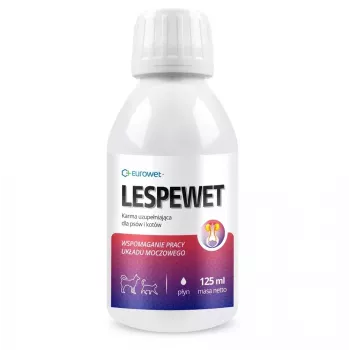 EUROWET Lespewet - Papildas šunims ir katėms - 125ml - Inkstų funkcijos palaikymui