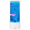 LEAN Decorative Night Lamp LED RGB Aquarium With Fish 16 Colors USB White