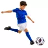 Kamuolys LEAN TOYS Training Football, žolės aikštei, baltas, raštuotas, 22 cm, 5 dydis