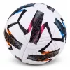 Kamuolys LEAN TOYS Training Football, žolės aikštei, baltas, raštuotas, 22 cm, 5 dydis