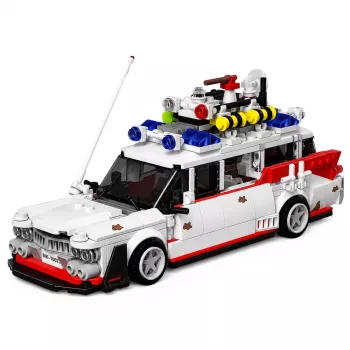 LEAN TOYS Konstruktorius Automobilis Ghost Bus Baltas 631 dalių