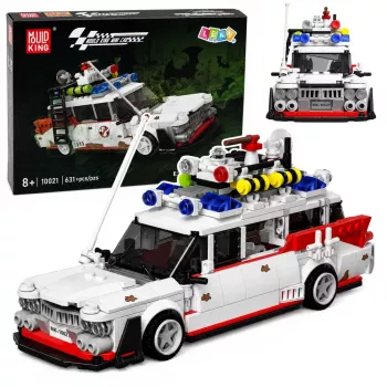 LEAN TOYS Konstruktorius Automobilis Ghost Bus Baltas 631 dalių