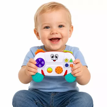 LEAN TOYS Interaktyvus edukacinis kilimėlis kūdikiams su šviesomis, garsais ir melodijomis