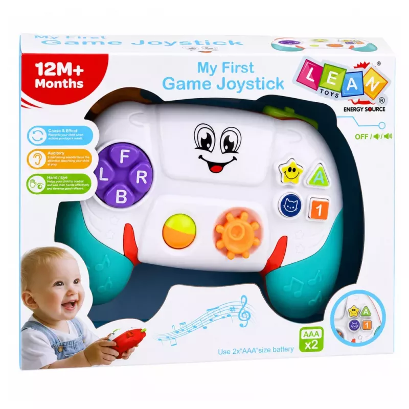 LEAN TOYS Interaktyvus edukacinis kilimėlis kūdikiams su šviesomis, garsais ir melodijomis