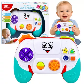 LEAN TOYS Interaktyvus edukacinis kilimėlis kūdikiams su šviesomis, garsais ir melodijomis
