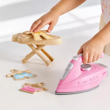 LEAN TOYS Lyginimo rinkinys su lygintuvu, vibracija, šviesa ir garsu bei aksesuarais