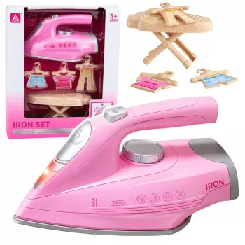 LEAN TOYS Lyginimo rinkinys su lygintuvu, vibracija, šviesa ir garsu bei aksesuarais