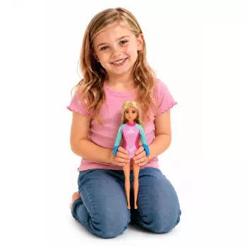 LEAN TOYS Anlily Banglentininkė Lėlė su Hidrokostiumu ir Banglente bei Aksesuarais