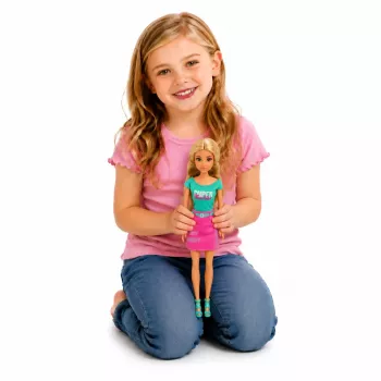 LEAN TOYS Anlily Lėlė su Gyvūnėlio Nešykle Kačiukas Pilka Aksesuarų Rinkinys