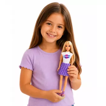 LEAN TOYS Anlily Lėlė su Kačiukais ir Kačių Drakoniko Priedais, Dubenėliais, Žaislais