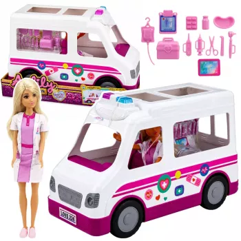 LEAN TOYS Anlily Doll Doctor Nurse Ambulance Medical Accessories